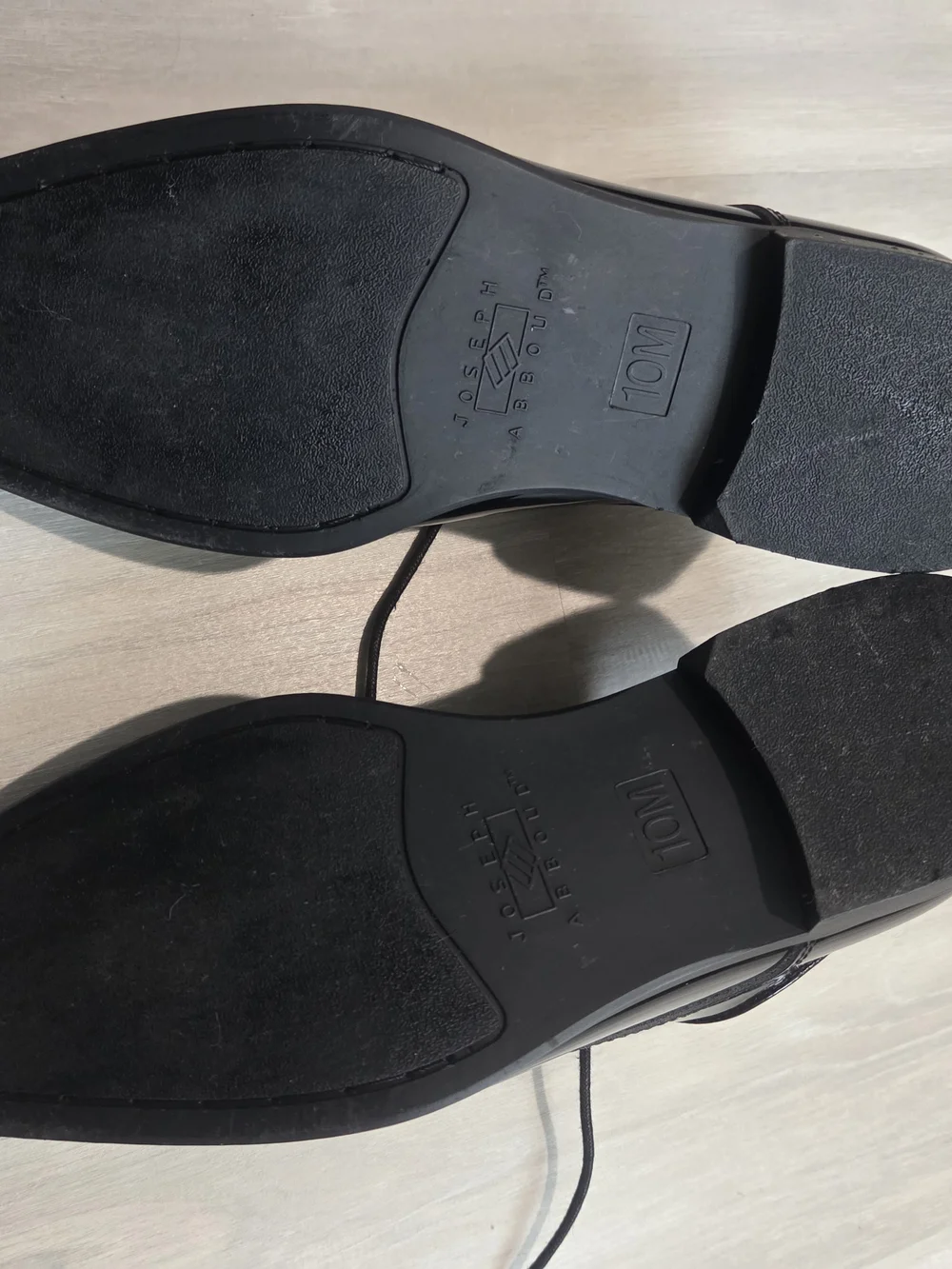 Joseph Abboud Men's Patent Leather Tuxedo Dress Shoes - Size M - Worn Once .